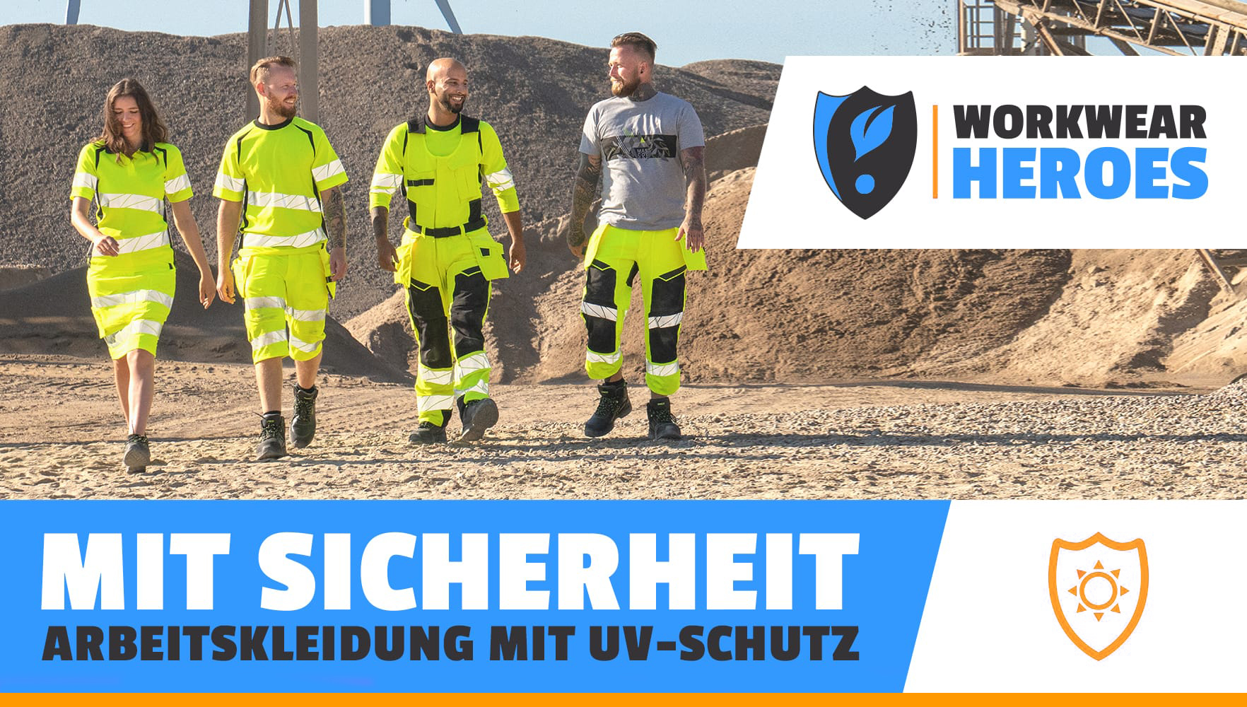 Symbolbild: Arbeitskleidung mit UV-Schutz