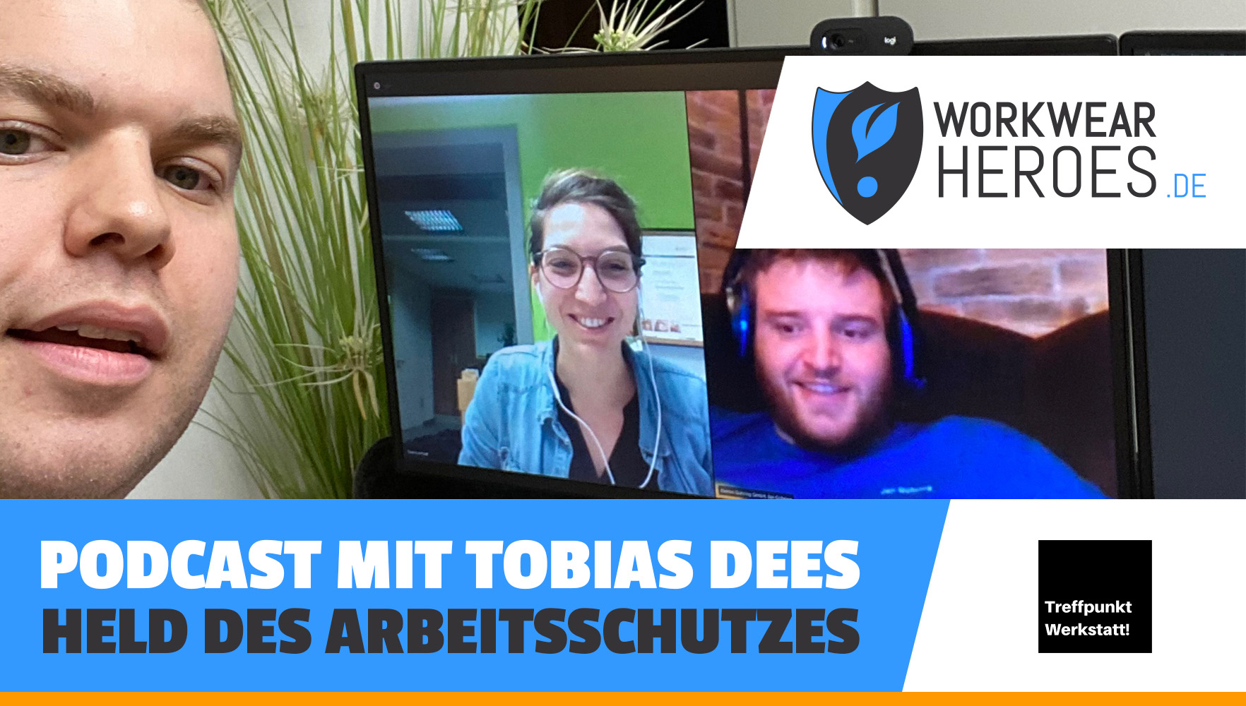 Tobias Dees in einer Videokonferenz.