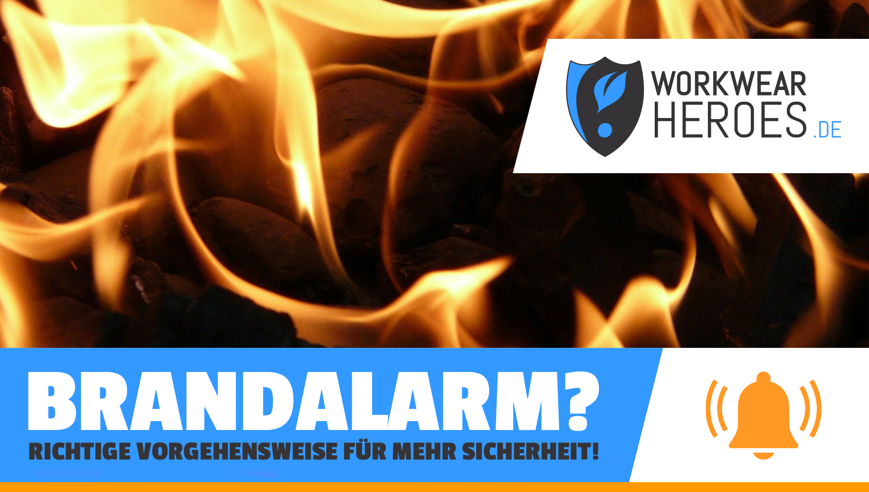 Nahaufnahme von Flammen.