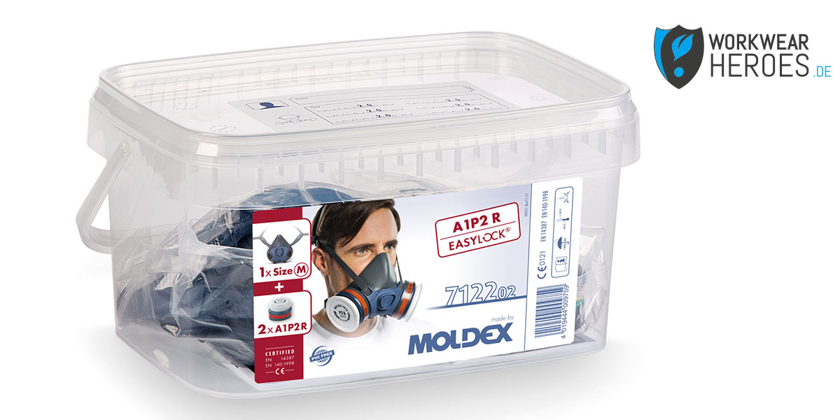 Moldex Atemschutzset mit Halbmaske und Filtern