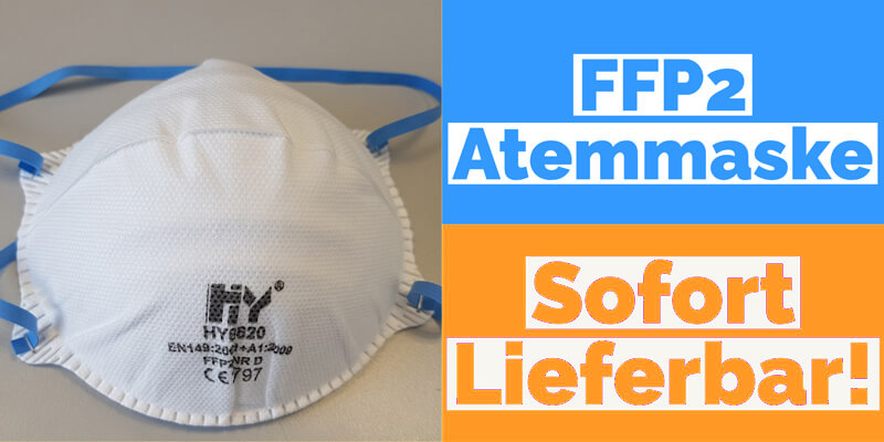 FFP2 Atemmaske - sofort lieferbar.